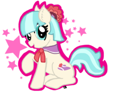 Size: 1400x1050 | Tagged: safe, artist:izze-bee, coco pommel, earth pony, pony, g4, rarity takes manehattan, female, mare, simple background, solo, transparent background