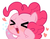 Size: 867x678 | Tagged: safe, artist:momo, pinkie pie, g4, cute, diapinkes, female, heart, solo