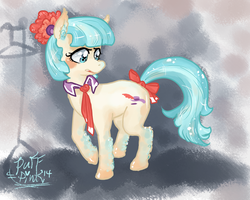 Size: 1000x800 | Tagged: safe, artist:puffpink, coco pommel, g4, rarity takes manehattan, female, solo
