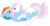 Size: 1238x646 | Tagged: safe, artist:shark-sheep, fleur-de-lis, rainbow dash, pegasus, pony, unicorn, g4, female, fleurdash, lesbian, mare, shipping, simple background, transparent background