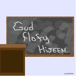 Size: 396x396 | Tagged: safe, artist:fillialcacophony, cheerilee, fluffy pony, g4, animated, chalkboard, female, poop, solo