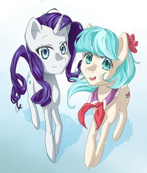 Size: 2479x2928 | Tagged: dead source, safe, artist:my-magic-dream, coco pommel, rarity, g4, rarity takes manehattan