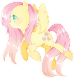 Size: 804x844 | Tagged: safe, artist:poncaruu, fluttershy, pegasus, pony, g4, cute, female, mare, profile, shyabetes, simple background, solo, transparent background