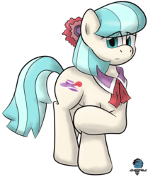 Size: 810x970 | Tagged: safe, artist:gamefreakdx, coco pommel, earth pony, pony, g4, rarity takes manehattan, female, mare, simple background, solo, transparent background