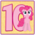 Size: 600x600 | Tagged: safe, artist:doctorxfizzle, pinkie pie, g4, female, numbers, slot machine, solo, vector