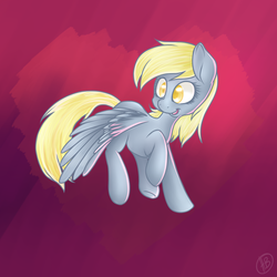 Size: 1000x1000 | Tagged: safe, artist:akara-art, derpy hooves, pegasus, pony, g4, female, mare, solo