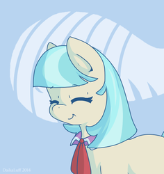 Size: 523x554 | Tagged: safe, artist:daikaluff, coco pommel, earth pony, pony, g4, rarity takes manehattan, female, solo