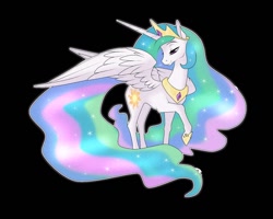 Size: 1280x1024 | Tagged: safe, artist:sugarcup, princess celestia, alicorn, pony, g4, cutie mark, female, horn, jewelry, raised hoof, regalia, simple background, smiling, solo, wings