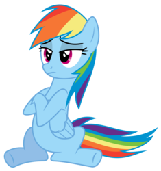 Size: 6000x6373 | Tagged: safe, artist:masem, rainbow dash, pony, g4, rarity takes manehattan, absurd resolution, female, simple background, solo, transparent background, vector