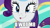 Size: 480x270 | Tagged: safe, edit, edited screencap, screencap, rarity, pony, g4, my little pony: friendship is magic, rarity takes manehattan, 8^y, caption, cute, faic, female, hub logo, image macro, raribetes, solo, text, u wot m8