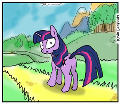 Size: 350x299 | Tagged: safe, artist:foudubulbe, twilight sparkle, g4, cropped, female, insanity, solo