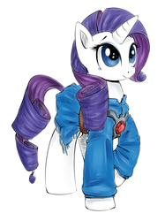 Size: 811x1086 | Tagged: safe, artist:xioade, rarity, g4, clothes, female, nausicaa of the valley of the wind, solo