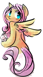 Size: 421x750 | Tagged: safe, artist:christmaslolly, fluttershy, g4, bedroom eyes, cute, female, shyabetes, solo