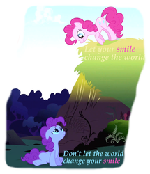 Size: 1709x1983 | Tagged: safe, composite screencap, edit, edited screencap, screencap, pinkie pie, earth pony, pony, a friend in deed, g4, female, mare, self paradox, smile song, smiling