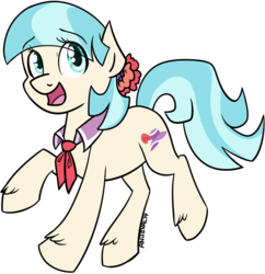 Size: 900x930 | Tagged: safe, artist:anjevalart, coco pommel, earth pony, pony, g4, rarity takes manehattan, female, mare, simple background, solo, transparent background