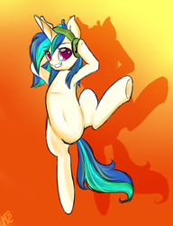 Size: 2300x3000 | Tagged: safe, artist:derpiliciouspony, dj pon-3, vinyl scratch, g4, female, solo