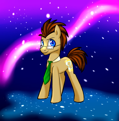 Size: 560x570 | Tagged: safe, artist:derpiliciouspony, doctor whooves, time turner, g4, glasses, male, solo