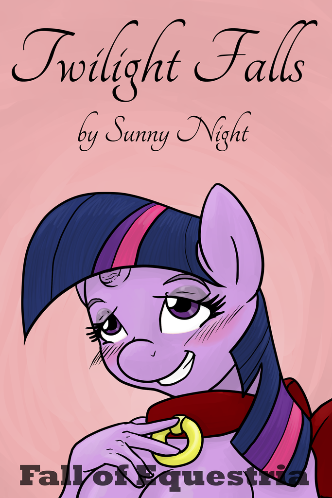 twilight sparkle, anthro, fall of equestria, breasts, broken horn, collar, fanfic...