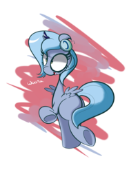 Size: 4000x5000 | Tagged: safe, artist:turtlefarminguy, princess luna, g4, absurd resolution, cute, female, filly, solo, woona