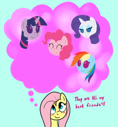 Size: 1250x1345 | Tagged: safe, artist:marindashy, edit, fluttershy, pinkie pie, rainbow dash, rarity, twilight sparkle, g4, op is trying to start shit