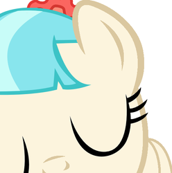 Size: 507x511 | Tagged: safe, artist:eternityglacier, artist:shadyhorseman, coco pommel, g4, female, pov, simple background, smooch, solo, vector, white background