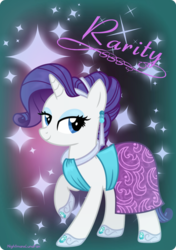 Size: 750x1066 | Tagged: safe, artist:nightmarelunafan, artist:spier17, rarity, g4, clothes, dress, female, solo