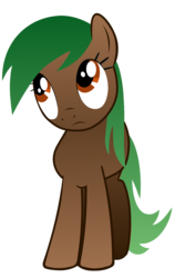 Size: 1307x1849 | Tagged: safe, artist:baumkuchenpony, artist:rosemaryspice, oc, oc only, oc:rosemary spice, earth pony, pony, disapproval, doubt, female, mare, simple background, solo, transparent background, vector