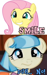 Size: 337x532 | Tagged: safe, coco pommel, fluttershy, g4, comic, smiling