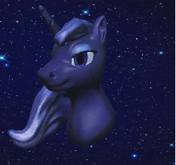 Size: 575x540 | Tagged: safe, artist:bronybiscuitbites, princess luna, g4, 3d, animated, female, solo