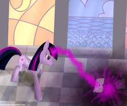 Size: 1200x1000 | Tagged: safe, twilight sparkle, g4, female, magic, magic blast, solo