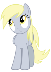 Size: 744x1052 | Tagged: safe, artist:baumkuchenpony, derpy hooves, pegasus, pony, g4, confused, female, mare, simple background, solo, svg, transparent background, underp, vector