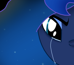 Size: 3124x2780 | Tagged: safe, artist:ajmstudios, princess luna, g4, crying, female, scootaloo's scootaquest, solo