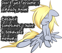 Size: 701x601 | Tagged: safe, artist:redrovershideaway, edit, derpy hooves, g4, crying, female, friendship is still magic, heartwarming, solo, text