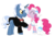 Size: 13704x9000 | Tagged: safe, artist:mokrosuhibrijac, pinkie pie, pokey pierce, earth pony, pony, unicorn, g4, absurd resolution, female, male, mare, ship:pokeypie, shipping, simple background, stallion, straight, transparent background, wedding