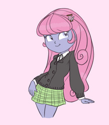 Size: 607x700 | Tagged: safe, artist:carnifex, oc, oc only, oc:velvet, equestria girls, g4, solo
