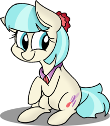 Size: 1060x1209 | Tagged: dead source, safe, artist:strangiesleepy, coco pommel, earth pony, pony, g4, rarity takes manehattan, female, simple background, solo, transparent background