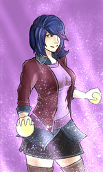 Size: 3000x5000 | Tagged: safe, artist:checkerboardazn, twilight sparkle, human, g4, crossover, female, gundam, gundam build fighters, humanized, light skin, solo