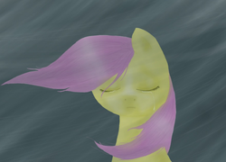 Size: 880x635 | Tagged: safe, artist:waggytail, fluttershy, g4, female, solo, windswept mane