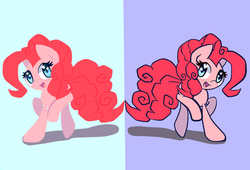 Size: 1700x1159 | Tagged: safe, artist:joyfulinsanity, pinkie pie, earth pony, pony, g4, duality