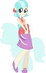 Size: 674x1080 | Tagged: safe, artist:rariedash, coco pommel, equestria girls, g4, equestria girls-ified, female, simple background, solo, transparent background