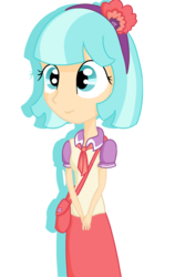Size: 1200x1800 | Tagged: safe, artist:rizzych, coco pommel, equestria girls, g4, rarity takes manehattan, equestria girls-ified, female, humanized, light skin, simple background, solo, transparent background