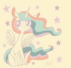 Size: 1000x958 | Tagged: safe, artist:laceymod, princess celestia, g4, female, solo