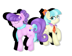 Size: 1800x1400 | Tagged: safe, artist:cooler94961, coco pommel, suri polomare, g4, rarity takes manehattan, female