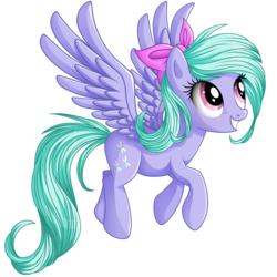 Size: 3000x3000 | Tagged: safe, artist:vird-gi, flitter, pegasus, pony, g4, cute, female, flying, high res, mare, simple background, smiling, solo, spread wings, transparent background, wings