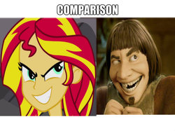 Size: 799x599 | Tagged: safe, sunset shimmer, equestria girls, g4, comparison, hui buh