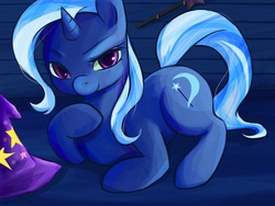 Size: 900x675 | Tagged: safe, artist:hangingsky, trixie, pony, unicorn, g4, female, mare, solo