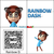 Size: 600x600 | Tagged: safe, artist:rainbowmario11, rainbow dash, human, g4, 3ds, barely pony related, humanized, mii, qr code, wii u