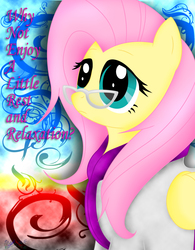 Size: 1842x2356 | Tagged: safe, artist:iflysna94, fluttershy, g4, female, glasses, solo