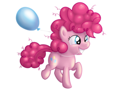 Size: 1024x768 | Tagged: safe, artist:katielah, pinkie pie, g4, balloon, female, filly, solo