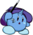 Size: 415x444 | Tagged: safe, artist:reyjjj, trixie, pony, puffball, unicorn, g4, crossover, female, kirby, kirby (series), kirby trixie, kirbyfied, mare, simple background, solo, species swap, transparent background